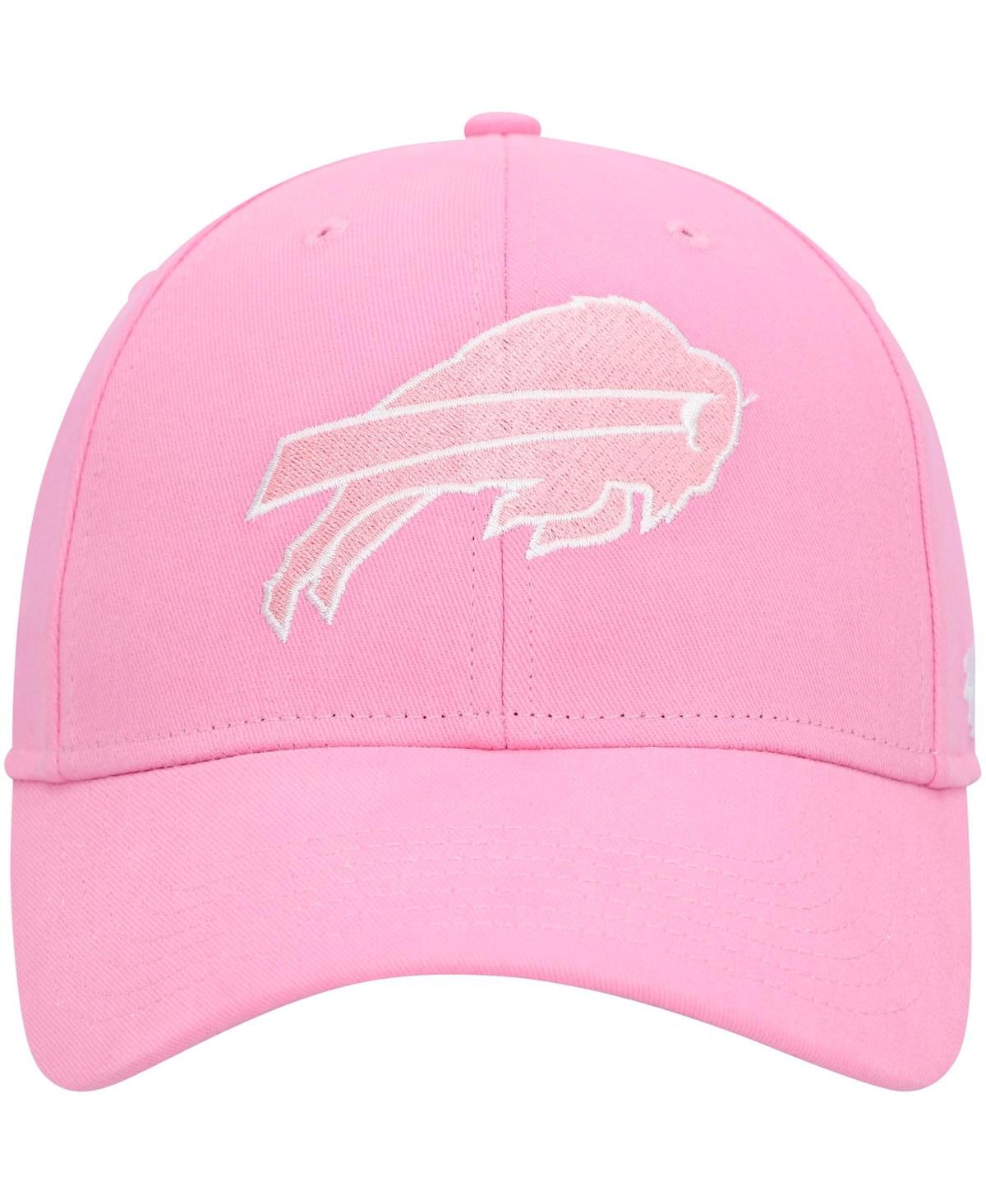 47 Brand Big Girls ' Pink Buffalo Bills Rose Mvp Adjustable Hat In Pink