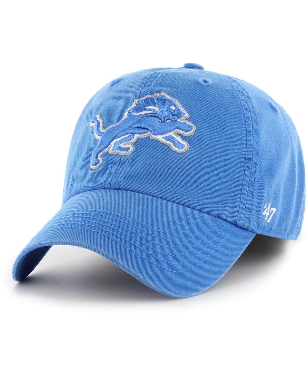 Мужская синяя регулируемая шляпа с логотипом франшизы Detroit Lions