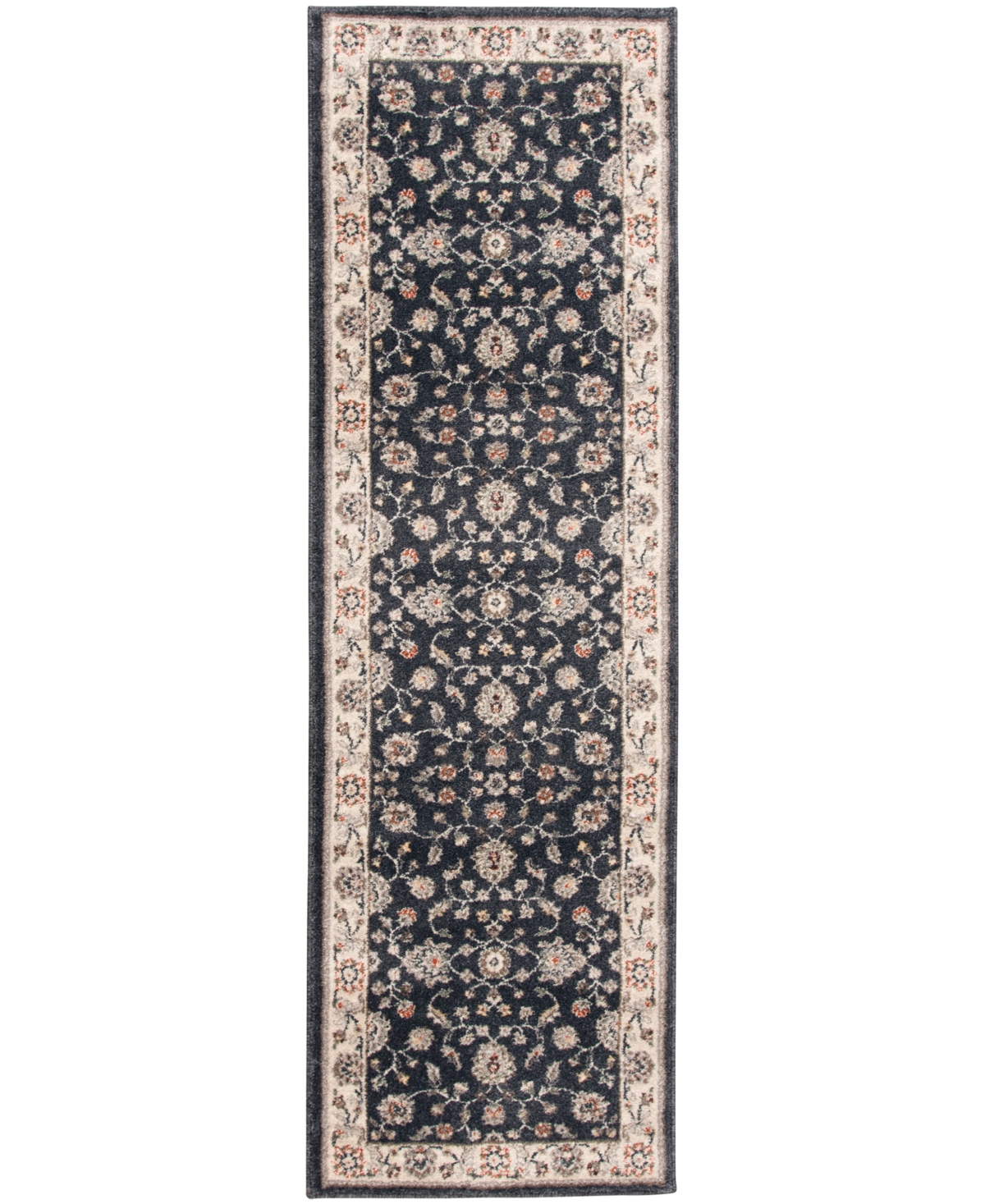 Km Home Poise Pse-7203 2'3" X 7'7" Runner Area Rug In Blue