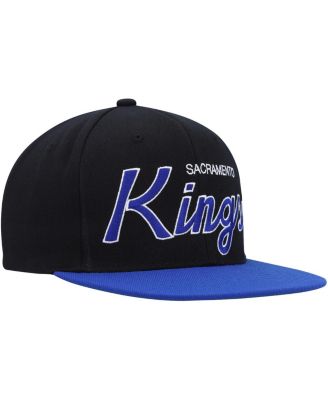 Men's Black Sacramento Kings Hardwood Classics MVP Team Script 2.0 Snapback Hat