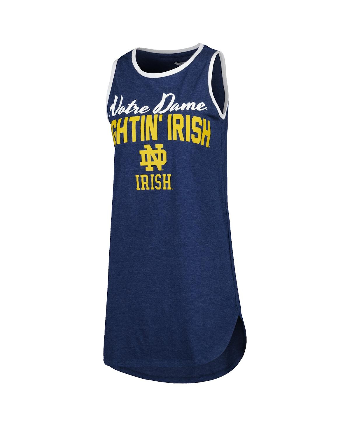 Women's Concepts SportNotre Dame Fighting Irish Tank Nightshirt - Navy