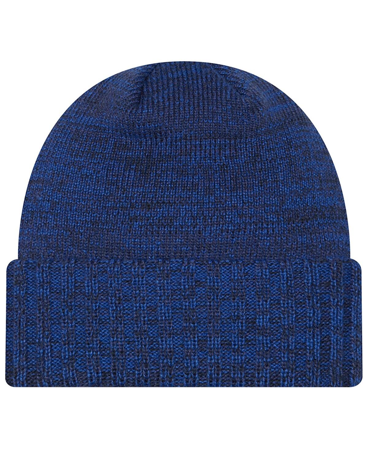 Shop New Era Men's  Navy Tottenham Hotspur Logo Heritage Cuffed Knit Hat