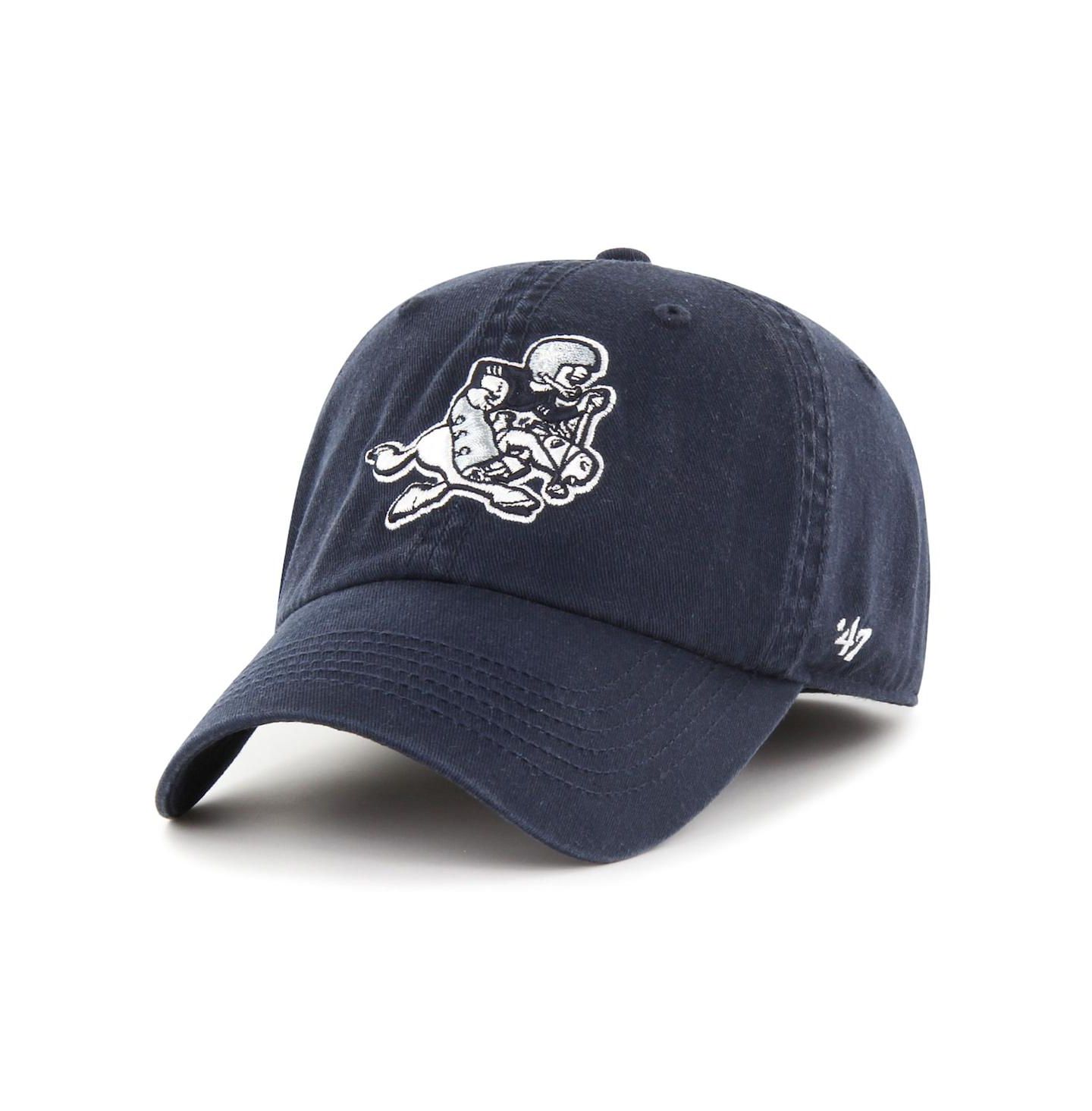 Мужская кепка '47 Brand Navy Distressed Dallas Cowboys Gridiron Classics Franchise Legacy Fitted Hat — фото 1
