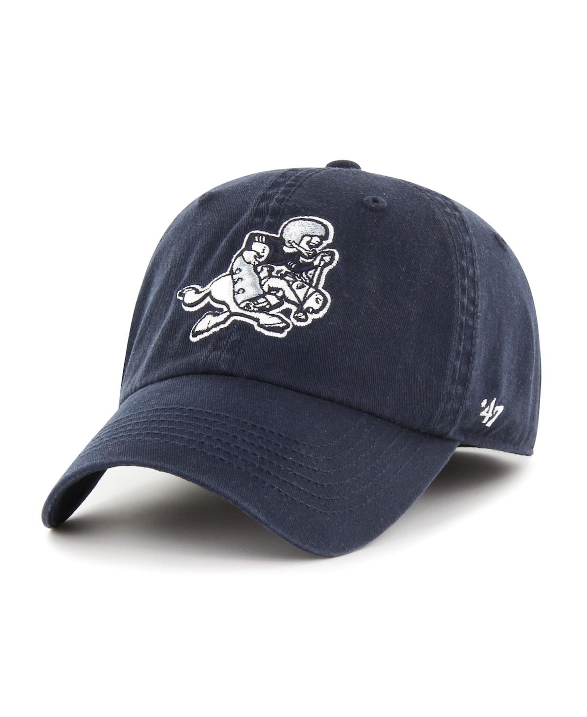 47 Brand Men's ' Navy Distressed Dallas Cowboys Gridiron Classics Franchise Legacy Fitted Hat