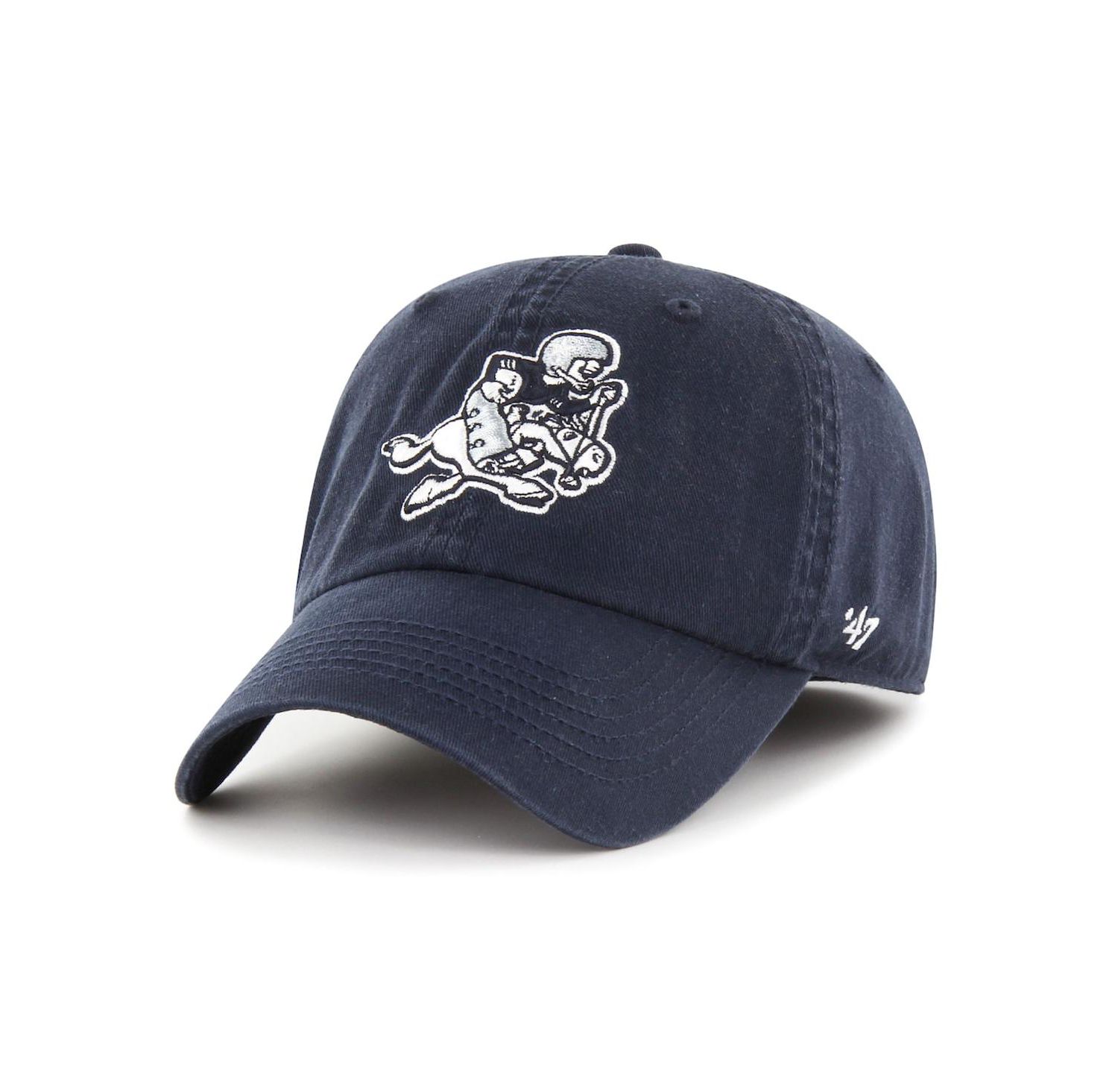 Men's Navy Distressed Dallas Cowboys Gridiron Classics Franchise Legacy Fitted Hat