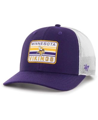 47 Brand Men's '47 Purple, Natural Minnesota Vikings Rawhide Trucker  Adjustable Hat - Macy's