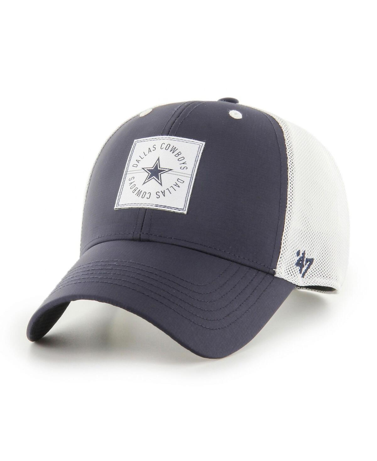 47 Brand Men's ' Navy Dallas Cowboys Disburse Mvp Trucker Adjustable Hat In Navy