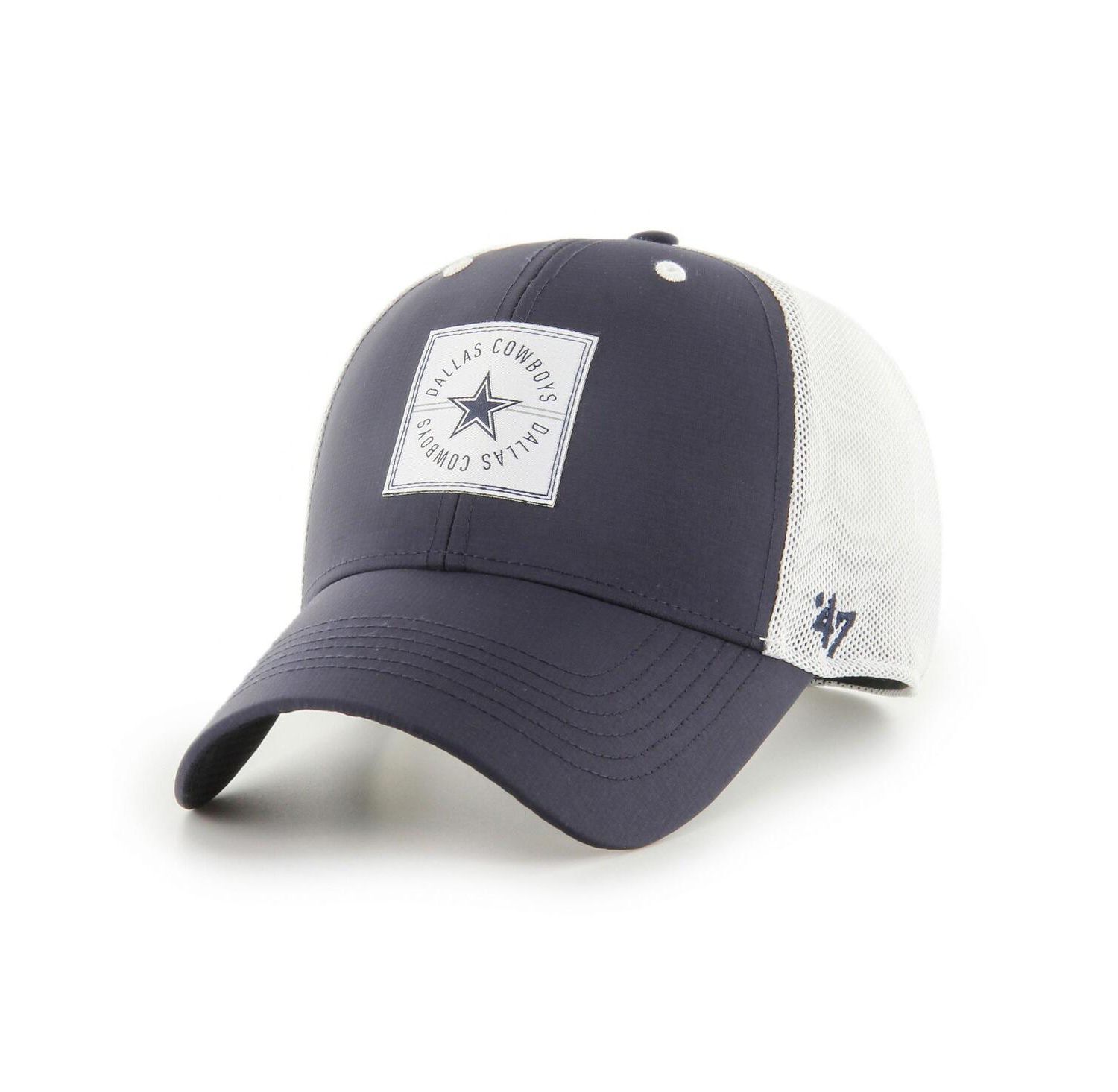 Men's Navy Dallas Cowboys Disburse MVP Trucker Adjustable Hat