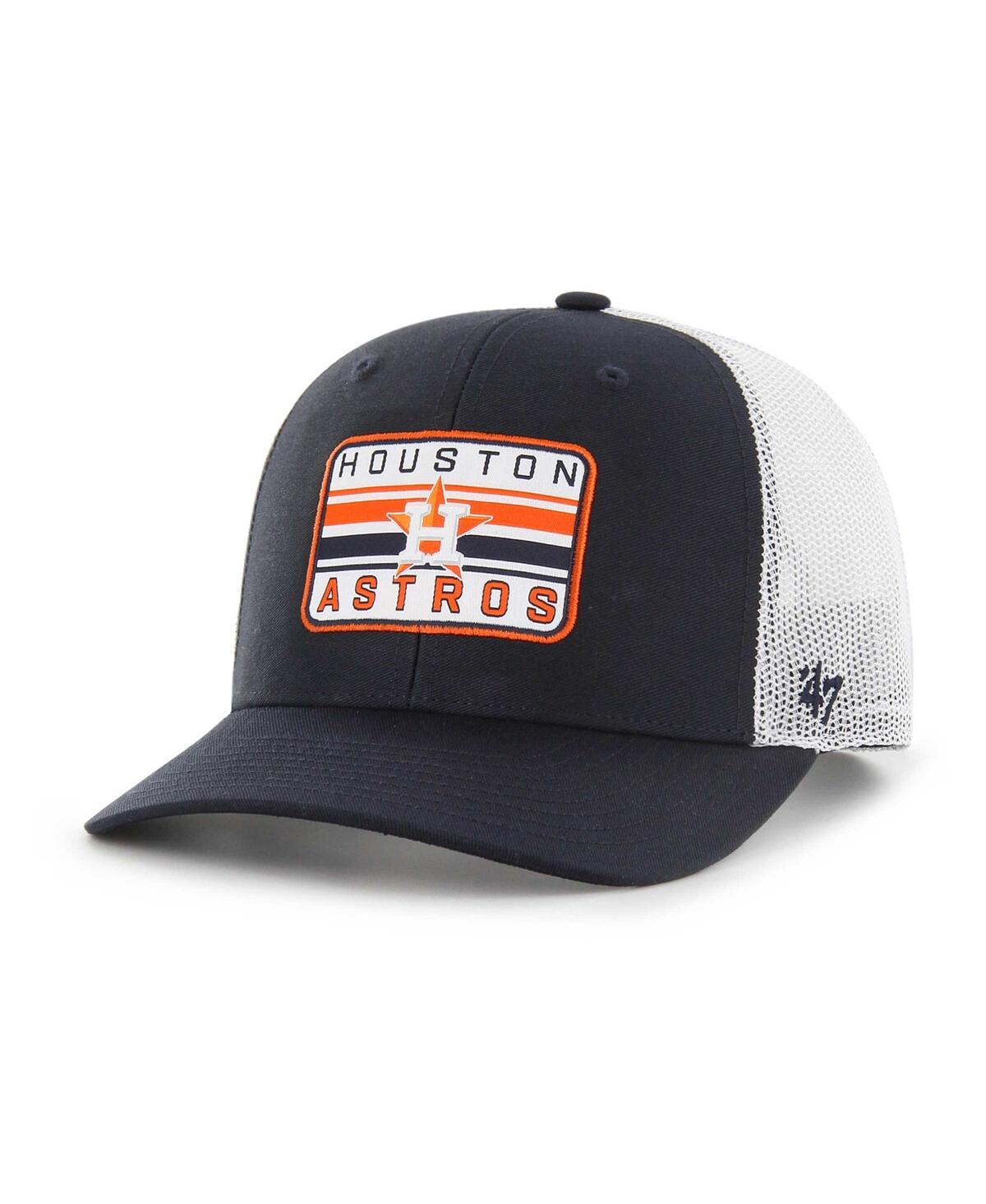 47 BRAND MEN'S '47 BRAND NAVY HOUSTON ASTROS DRIFTER TRUCKER ADJUSTABLE HAT