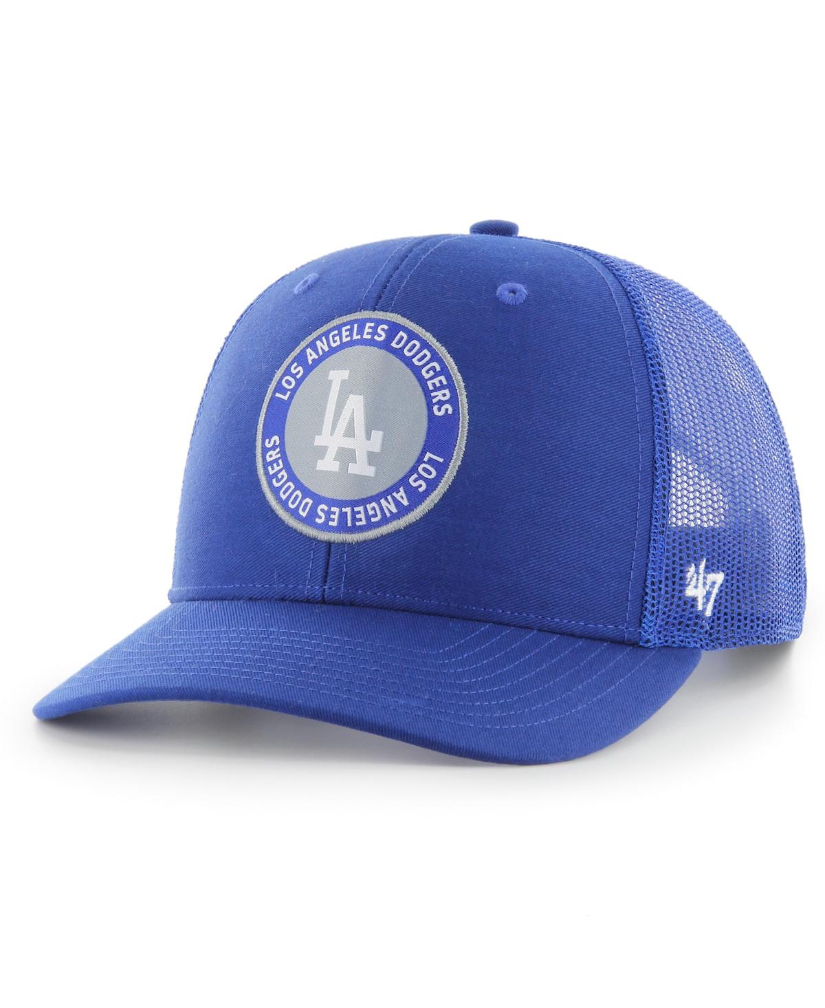 Men's '47 BrandLos Angeles Dodgers Unveil Trucker Adjustable Hat - Royal