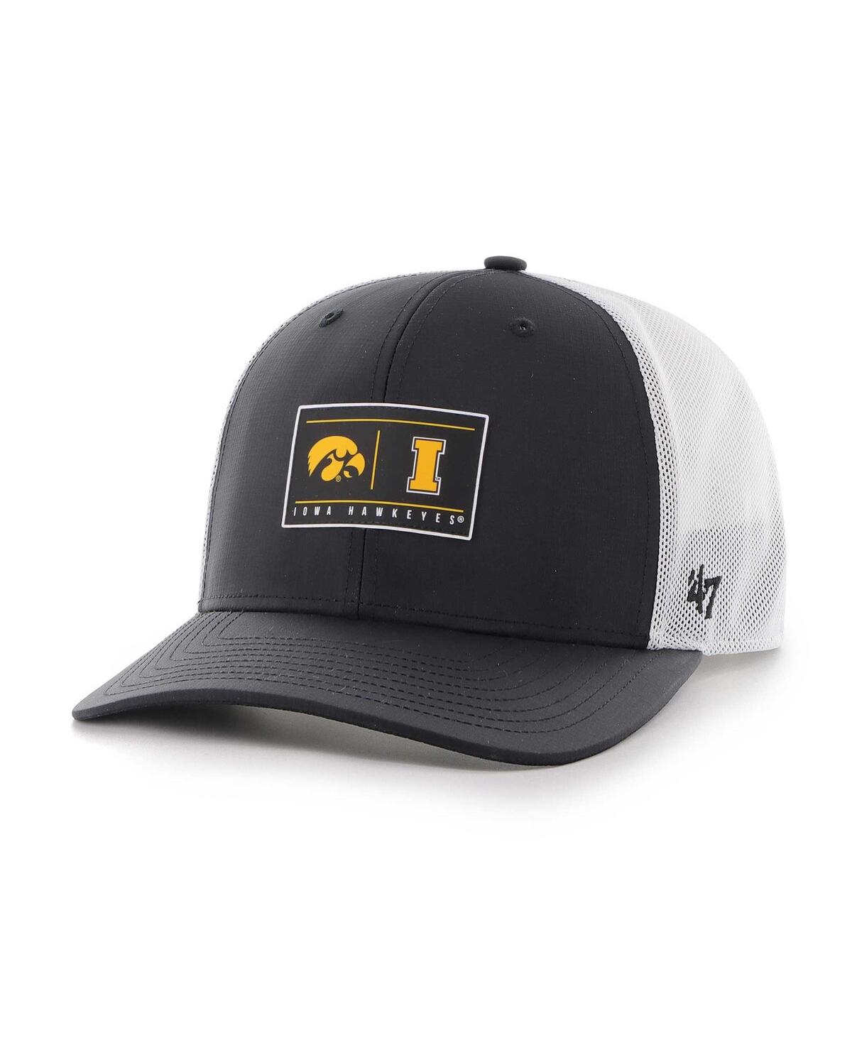 47 Brand Men's ' Black Iowa Hawkeyes Bonita Brrr Hitch Adjustable Hat