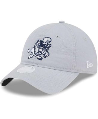 Women's Gray Dallas Cowboys Throwback Main Core Classic 2.0 9TWENTY Adjustable Hat