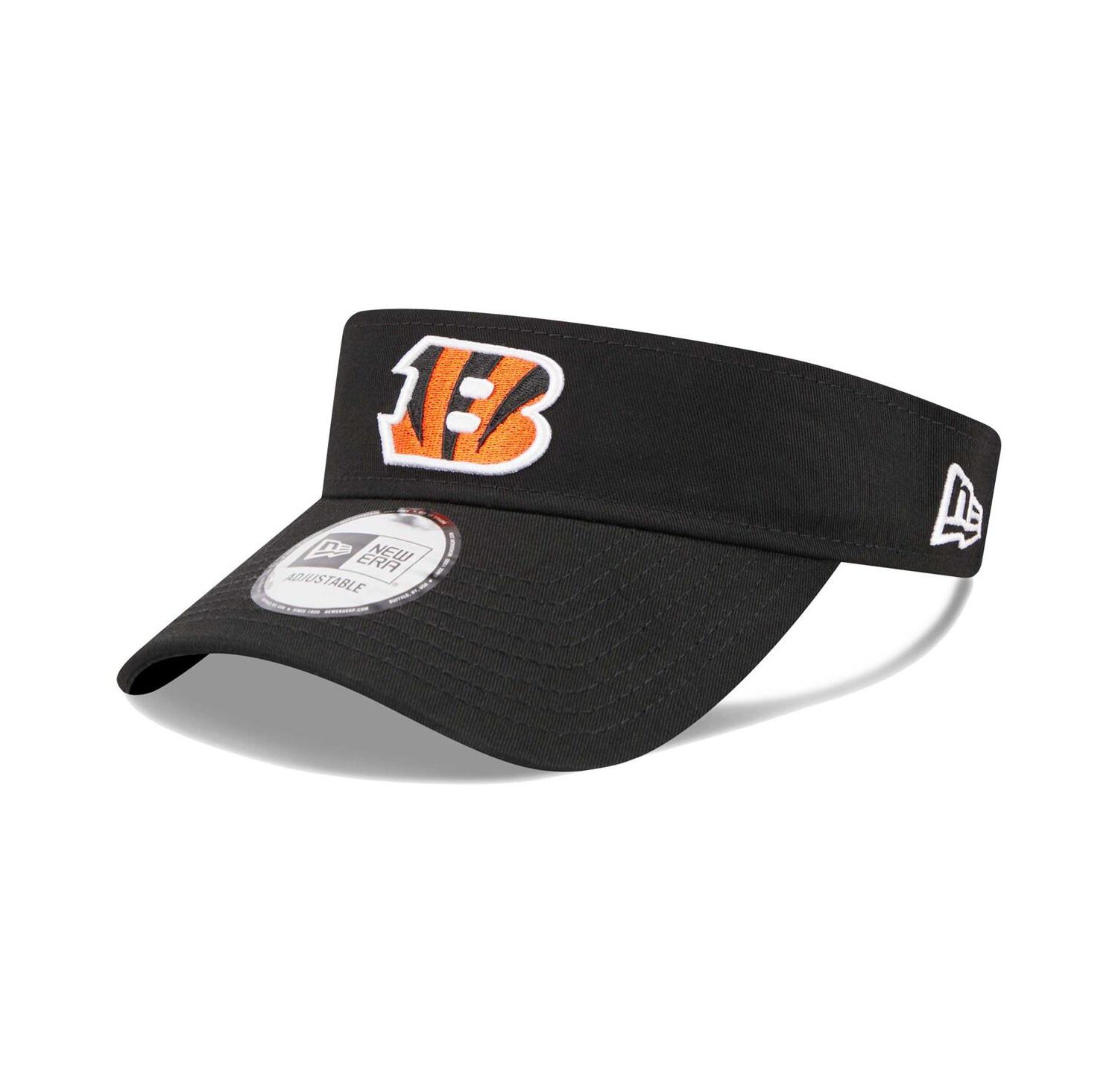 Men's Black Cincinnati Bengals Main Adjustable Visor
