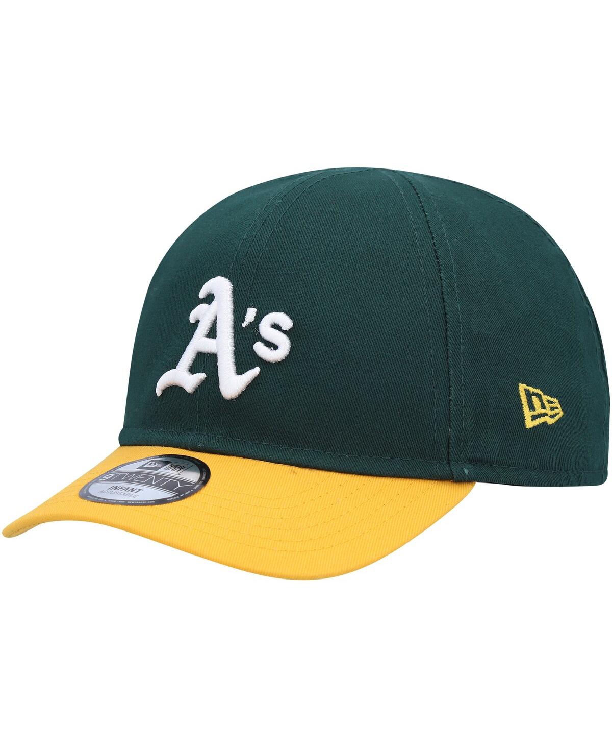 Shop New Era Infant Boys And Girls  Green Oakland Athletics Team Color My First 9twenty Flex Hat