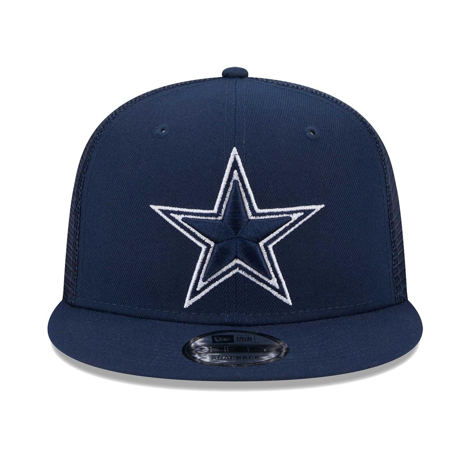 Men's Navy Dallas Cowboys Main Trucker 9FIFTY Snapback Hat