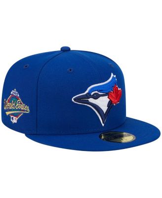 New Era Toronto Blue Jays Mens Blue 1993 World Series Side Patch 59FIFTY  Fitted Hat