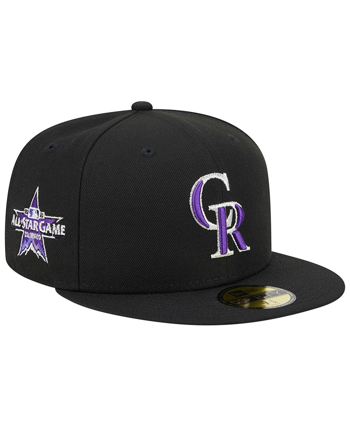 Men's New Era Black Colorado Rockies 2021 Mlb All-Star Game Team Color 59FIFTY Fitted Hat - Black