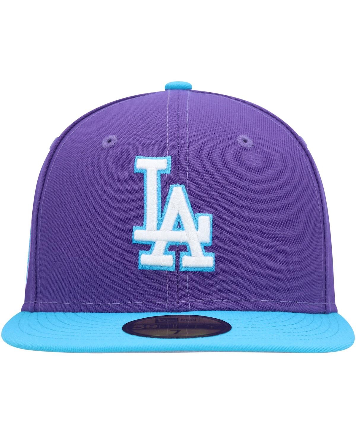 Men's New EraLos Angeles Dodgers Vice 59FIFTY Fitted Hat - Purple