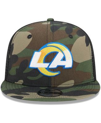 Big Boys and Girls Camo Los Angeles Rams Main Trucker 9FIFTY Snapback Hat