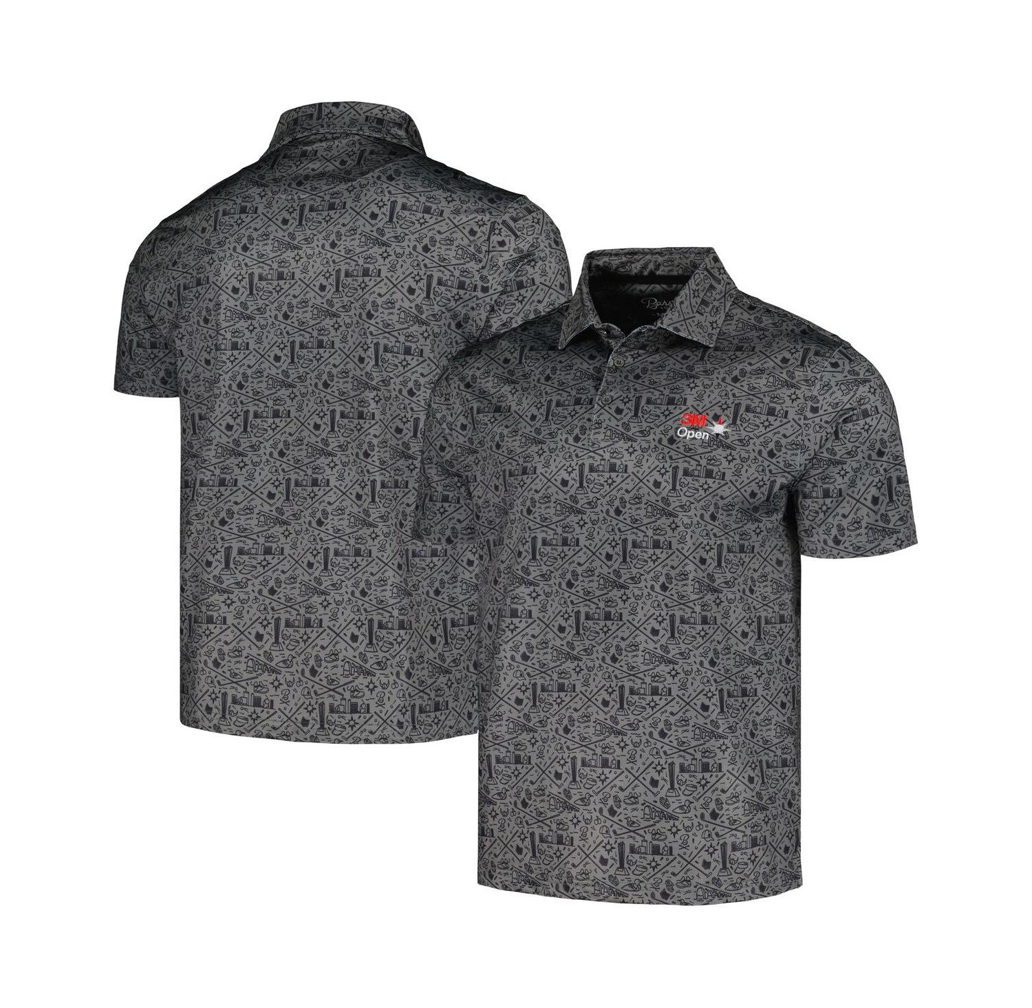 Men's Black 3M Open Polo Shirt