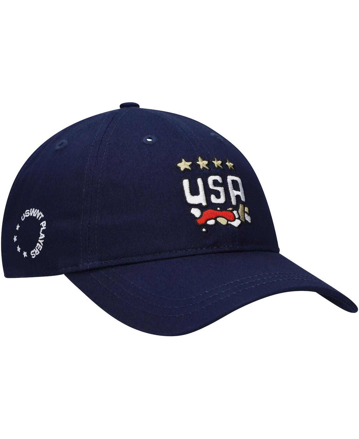 Shop Round21 Men's  Navy Uswnt Dad Adjustable Hat