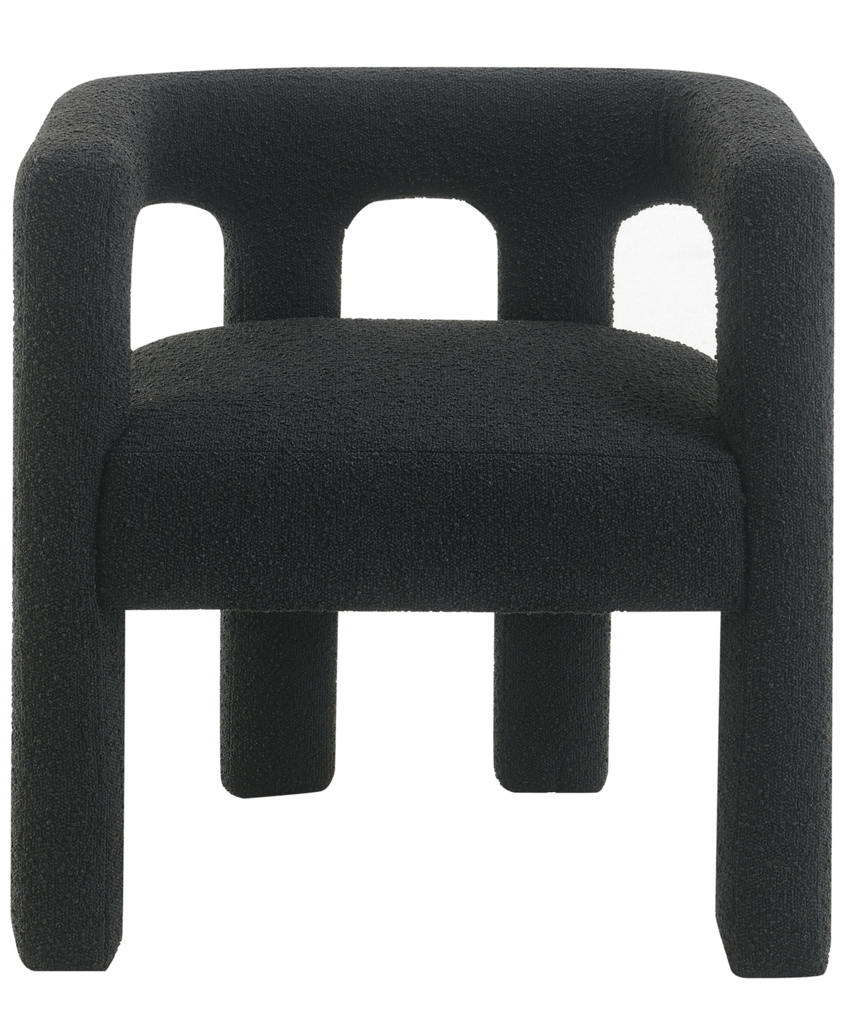 Abbyson Living Mandy 28" Boucle Fabric Dining Chair