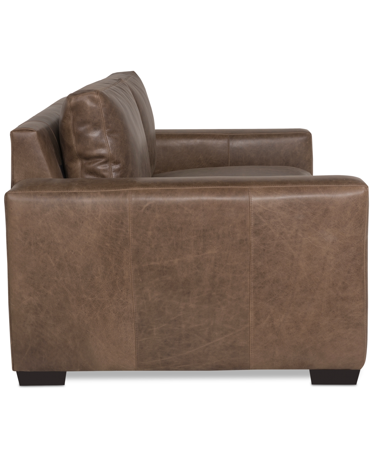 Dawkins Leather Loveseat, Created for Macy's