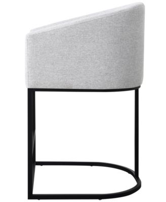 Jace 35.4" Polyester Upholstered Counter Stool
