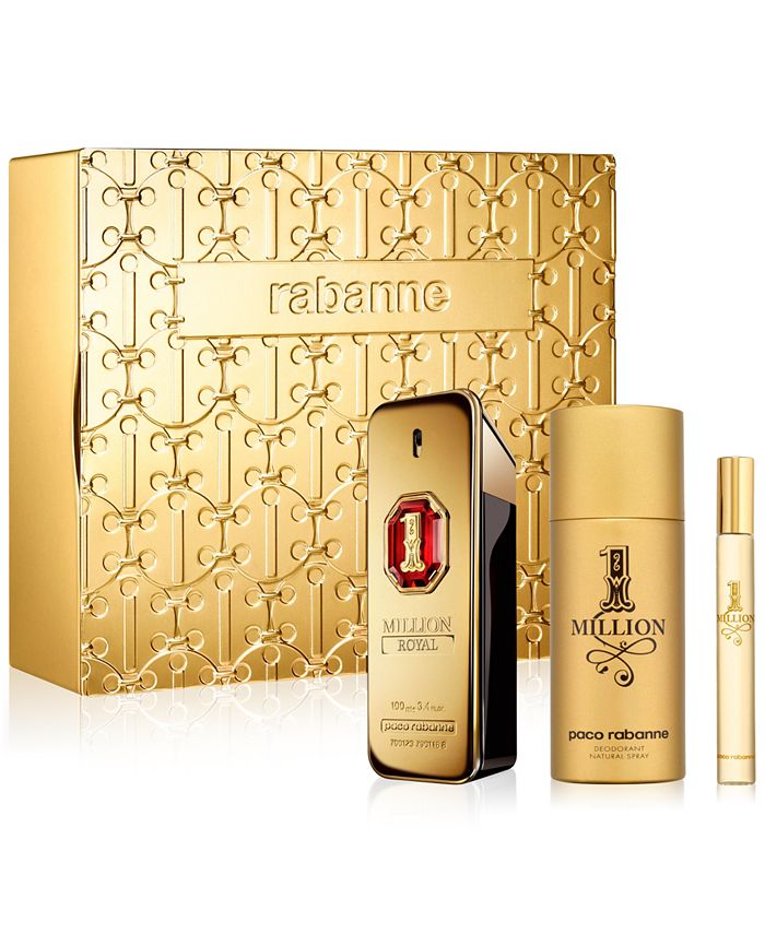 Rabanne Men's 3-Pc. 1 Million Royal Parfum Gift Set - Macy's