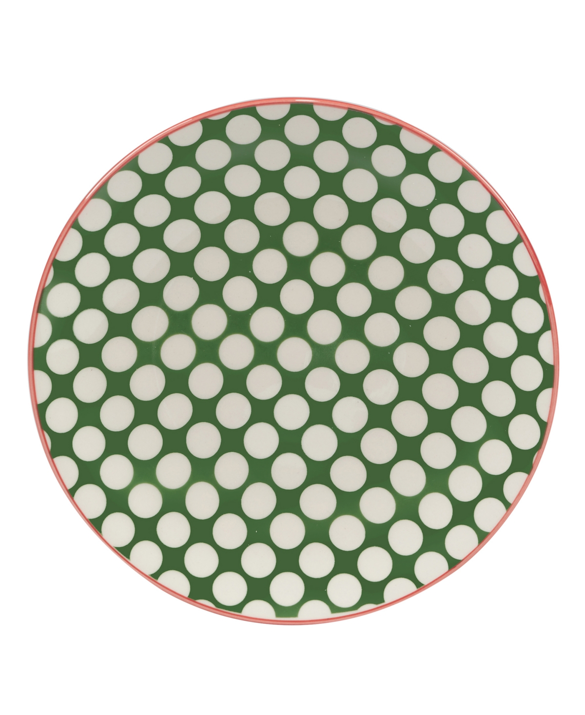 Certified International Winter Medley 6" Canape Plates Set Of 6, Service For 6 In Multi