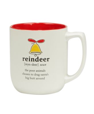 Christmas Fun Sayings 16 oz Mugs Set of 6