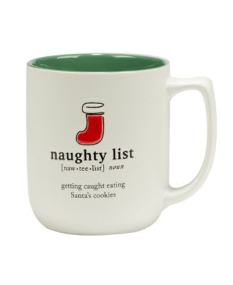 Christmas Fun Green Sayings 16 oz Mugs Set of 6