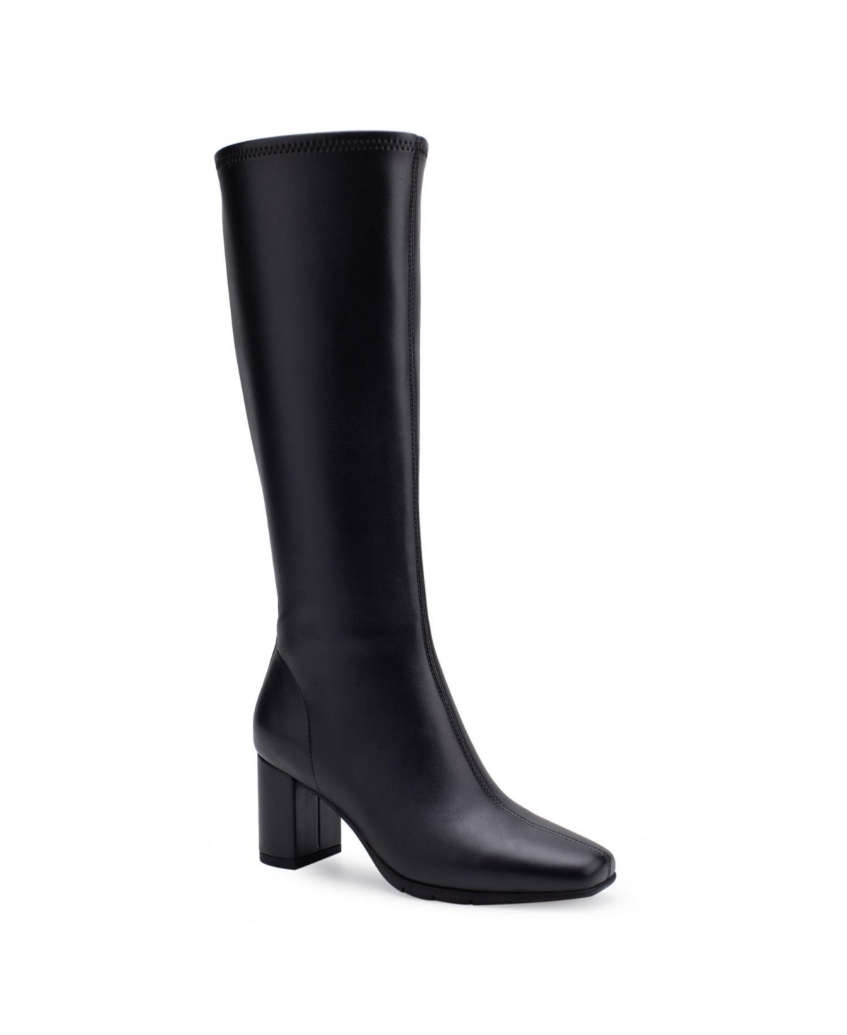 Shop Aerosoles Women's Micah Tall Boots In Black - Faux Leather