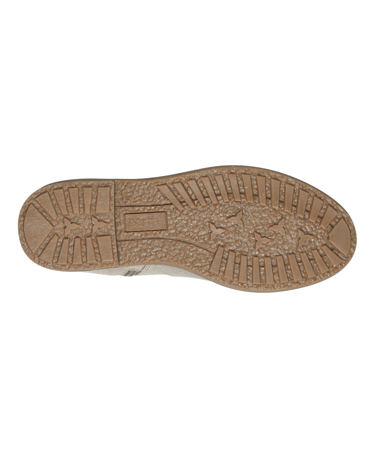 Earth Women's Jeno Round Toe Woven Casual Stacked Heel Booties -Suede