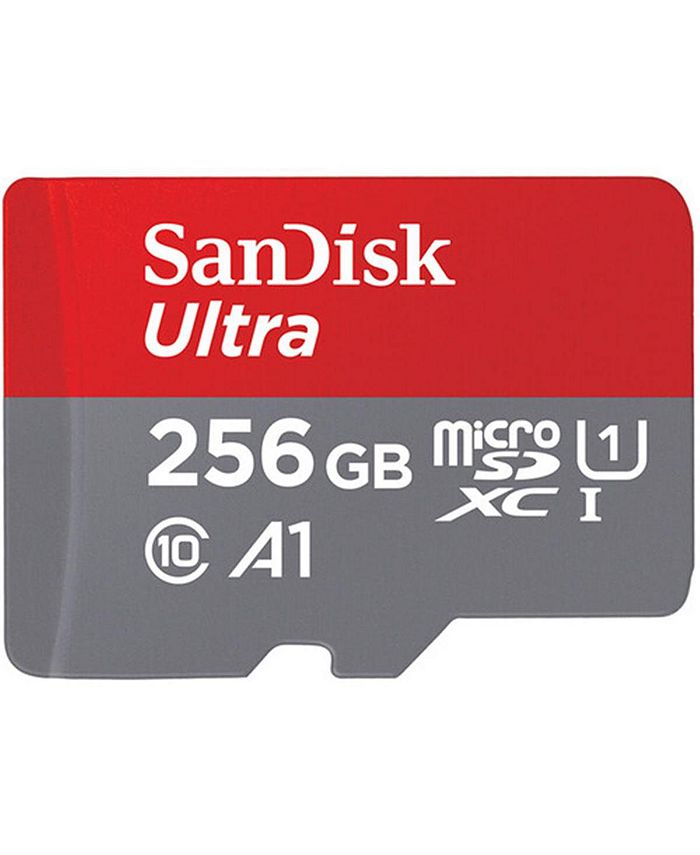 Sandisk 256GB Ultra UHSI microSDXC Memory Card 120MBs & C10, UHS & U1, A1 Macy's