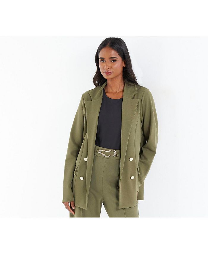 Quiz sale green blazer