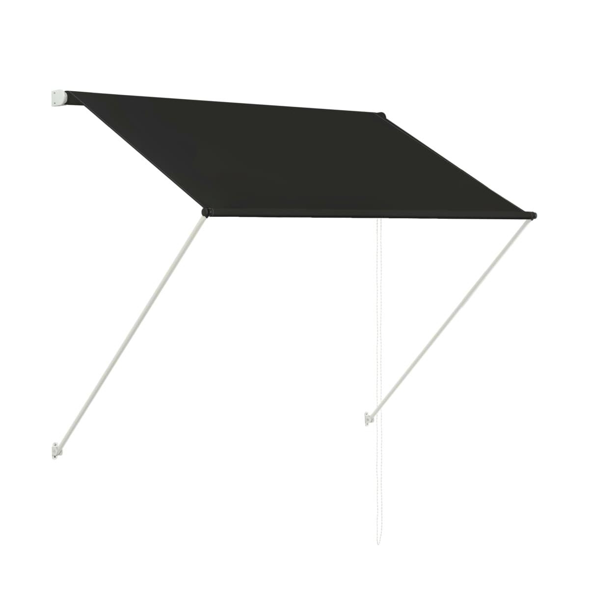 Retractable Awning 39.4"x59.1" Anthracite - Dark Grey