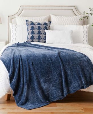 Lifestyle Solid Woven Micro Chenille Throw, 51" x 67"