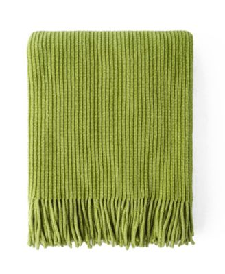 Classic Textured Ribbed Knit Throw, 50" x 60"