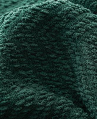 Classic Textured Woven Micro Chenille Throw, 60" x 80"