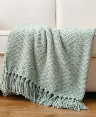 Classic Textured Woven Micro Chenille Throw, 50" x 60"