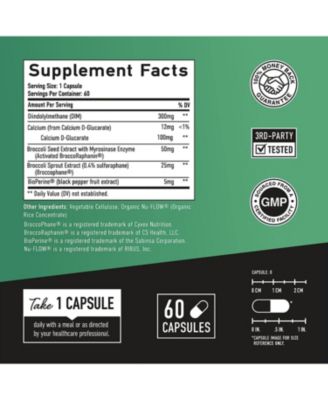 DIM 300mg For Men, Estrogen Blocker & Aromatase Inhibitor, Men s Hormone Balance & Fitness Booster Supplement with Diindolylmethane, 60ct