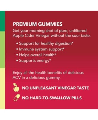 Apple Cider Vinegar Gummies, Apple Flavor, 60ct