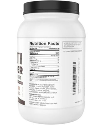 Bone Broth Protein, Left Coast Performance, Chocolate, 32oz