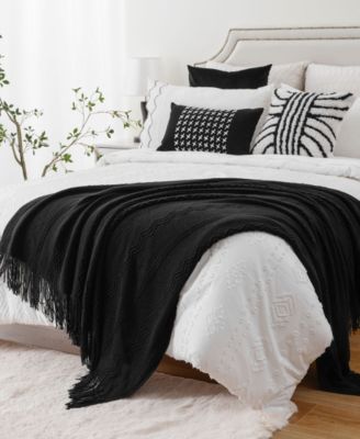 Texture Triple Zig-Zag Lightweight Throw, 50" x 60"