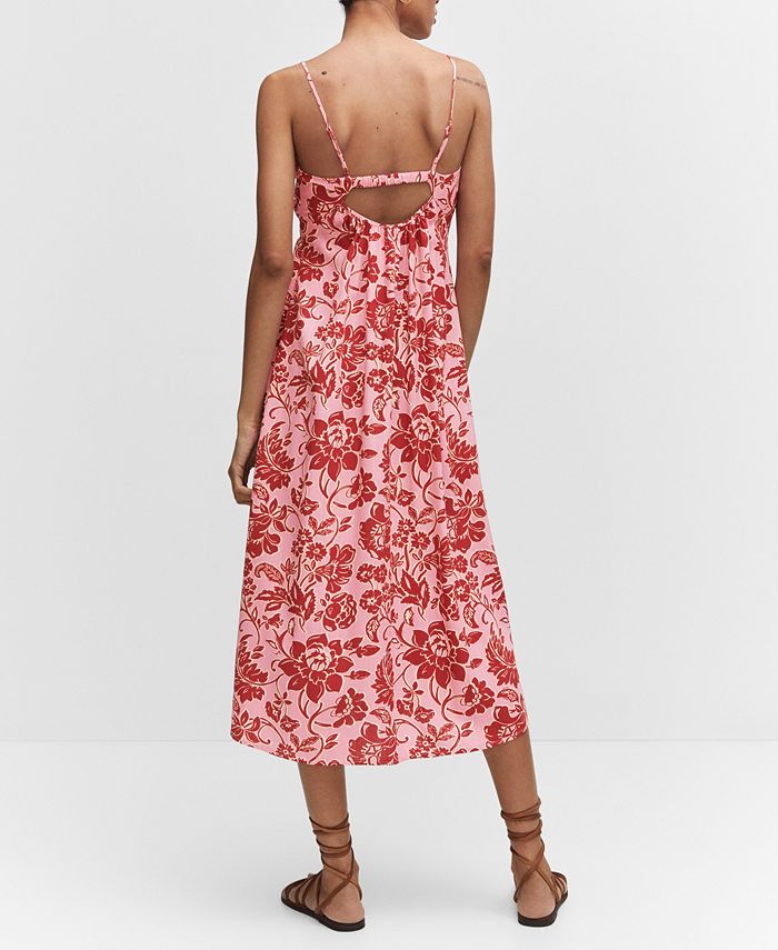 MANGO Women's Midi Floral Dress - Macy's
