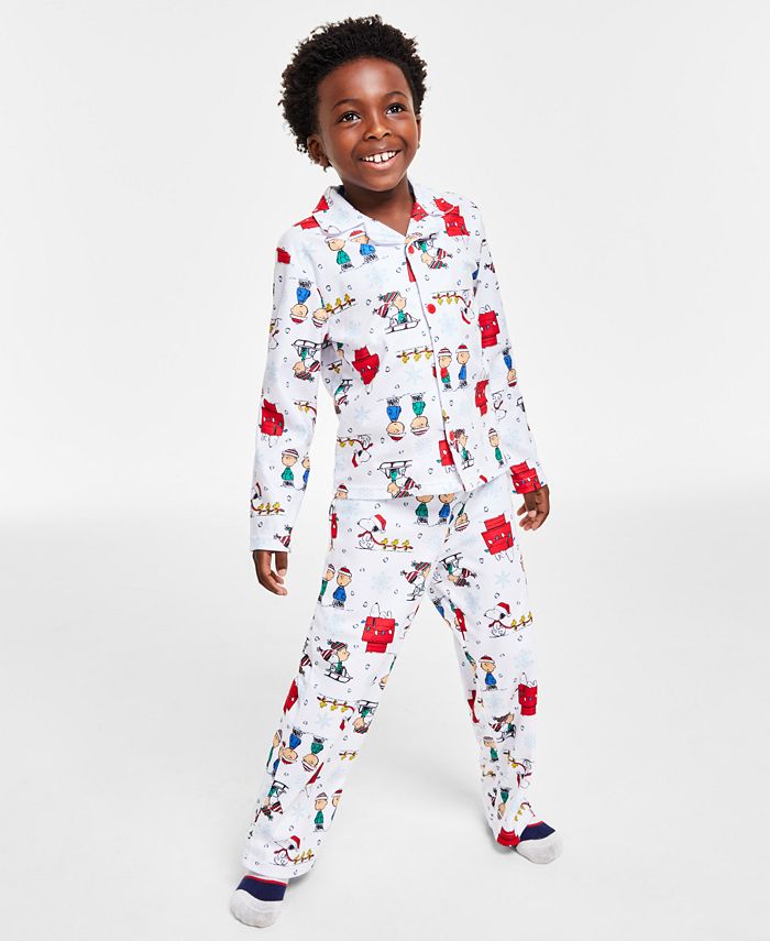Peanuts Little Boys Shirt and Pajama 2 Piece Set Macy s