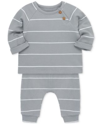 Focus Kids - Baby Galaxy Striped Top and Pants, 2 Piece Set