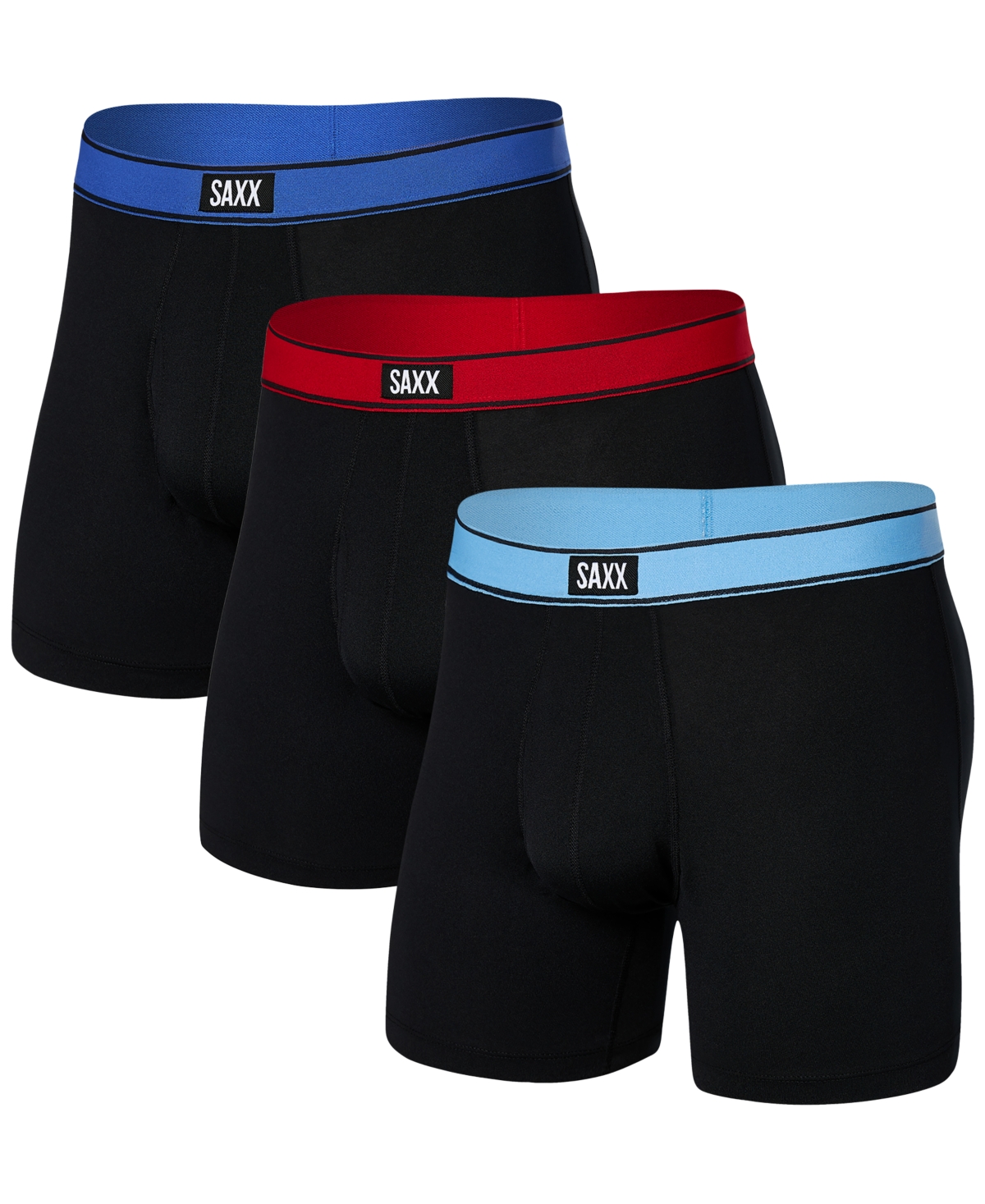 Men's Daytripper 3-Pk. Slim-Fit Boxer Briefs - Slvr Lke/chry/sprt Blu Wb