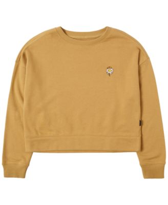 RVCA - Juniors' At Ease Crewneck Long-Sleeve Sweatshirt